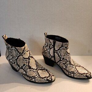 Loft Outlet Women's Faux Snakeskin Ankle Booties